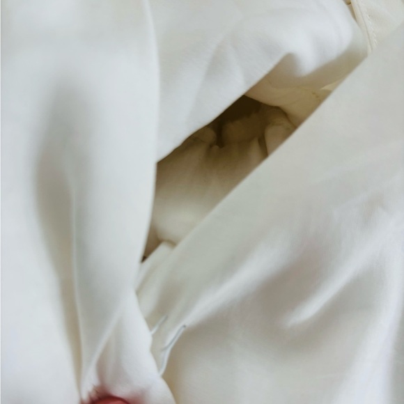 ZARA White Ruffle Sleeve Garden Dress - Picture 15 of 15